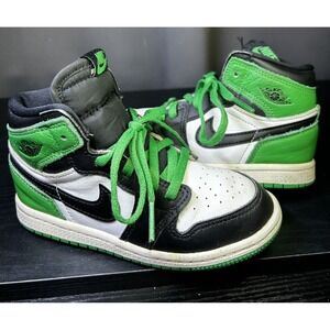Nike Air Jordan 1 Retro High OG TD "Lucky Green" FD1413-030 Toddler‎ Size 10C